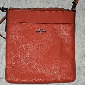 Coach Vibrant Orange Crossbody Bag 41320